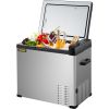 VEVOR 12 Volt Refrigerator, Portable Refrigerator (-4°F~68°F) With APP Control Car Compressor Fridge Cooler 12V/24V DC and 110-220V AC For Camping