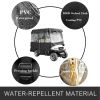 VEVOR Golf Cart Enclosure, 4-Person Golf Cart Cover, 4-Sided Fairway Deluxe, 300D Waterproof Driving Enclosure with Transparent Windows, Fit for EZGO