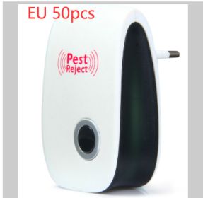 Electronic Ultrasonic Healthy Rechargeble Anti Mosquito Insect Pest Reject Mouse Repellent Repeller Practical Home EUUS Plug (Option: EU-50PCS)