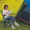 360° Swivel Portable Foldable Hunting Chair with Storage Pockets